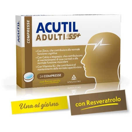 Angelini Acutil Adulti 55+ 24 Compresse It