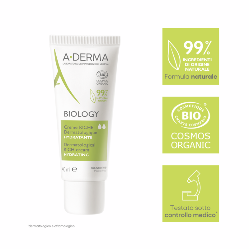 Aderma A-d Biology Crema Ricca 40 Ml
