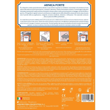 Erboristeria Magentina Arnica Forte Cerotti 5 Pezzi