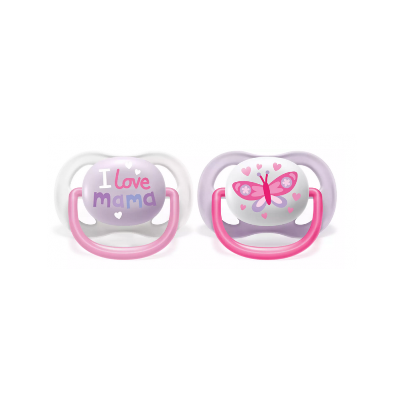 Philips Avent Ultra Air Succhietto Mam/butterfly Femmina 0-6 Mesi 2 Pezzi
