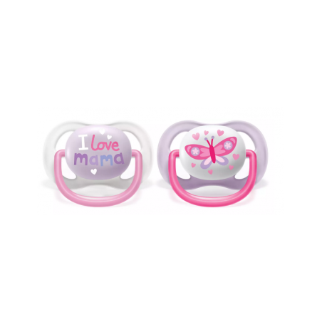 Philips Avent Ultra Air Succhietto Mam/butterfly Femmina 0-6 Mesi 2 Pezzi