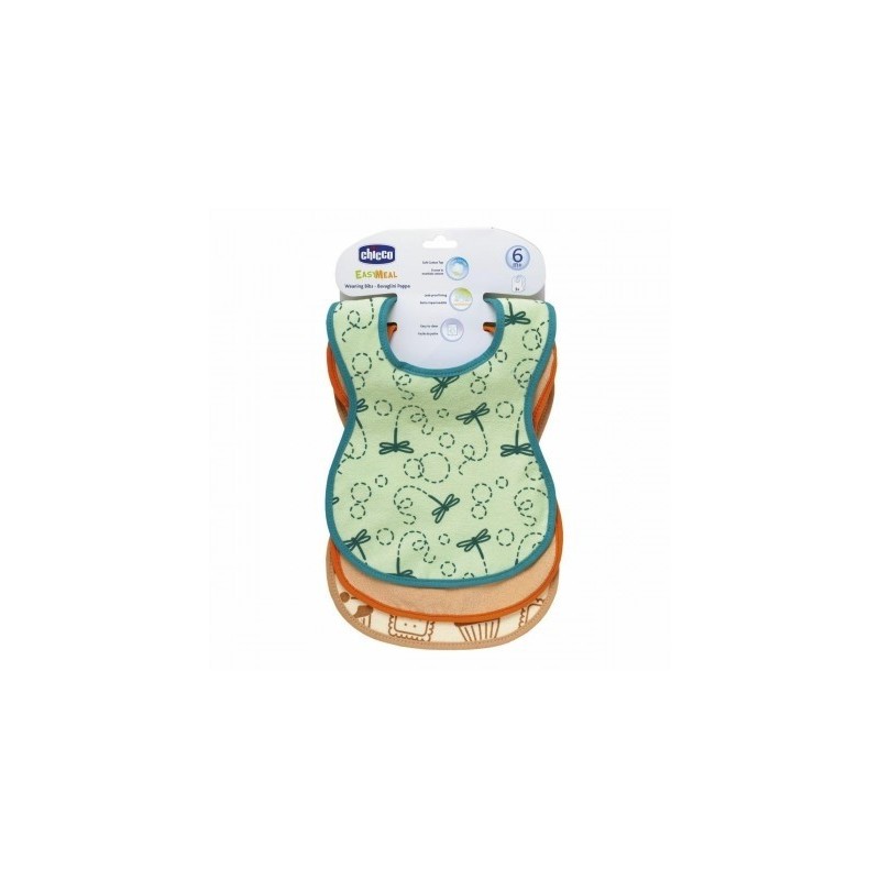 Chicco Bavaglino Pappa 6m 3 Pezzi Boy