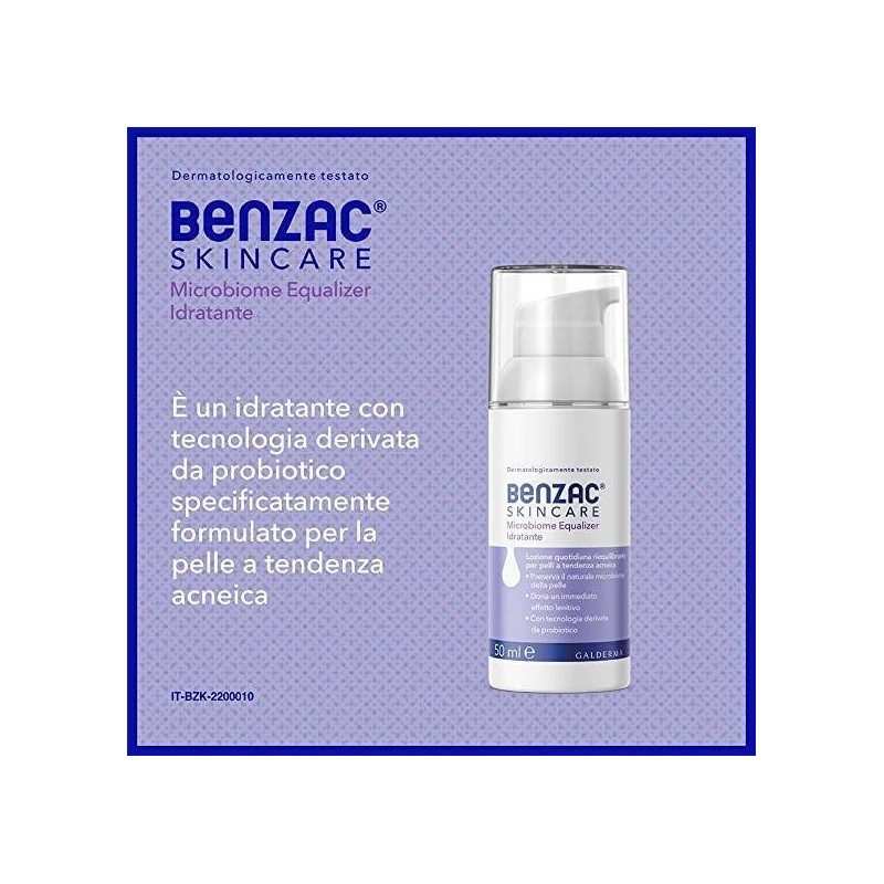 Galderma Italia Benzac Skincare Microbiome Idratante 50 Ml