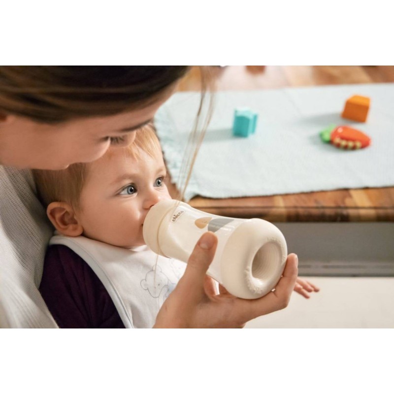 Chicco Biberon Perfect 5 Boy 240 Ml In Silicone 2 Fori