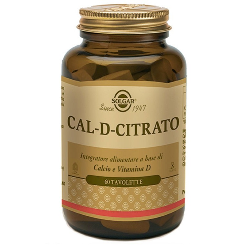 Solgar It. Multinutrient Cal D Citrato 60 Tavolette