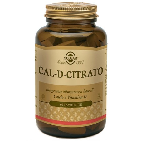 Solgar It. Multinutrient Cal D Citrato 60 Tavolette