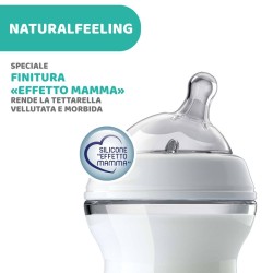 Chicco Biberon Nat Feel Vetro 0m+ 250 Ml