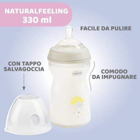 Chicco Biberon Nat Feel Pp 6m+ 330 Ml Bimba