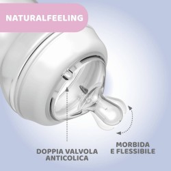 Chicco Biberon Nat Feel Pp 6m+ 330 Ml Bimba