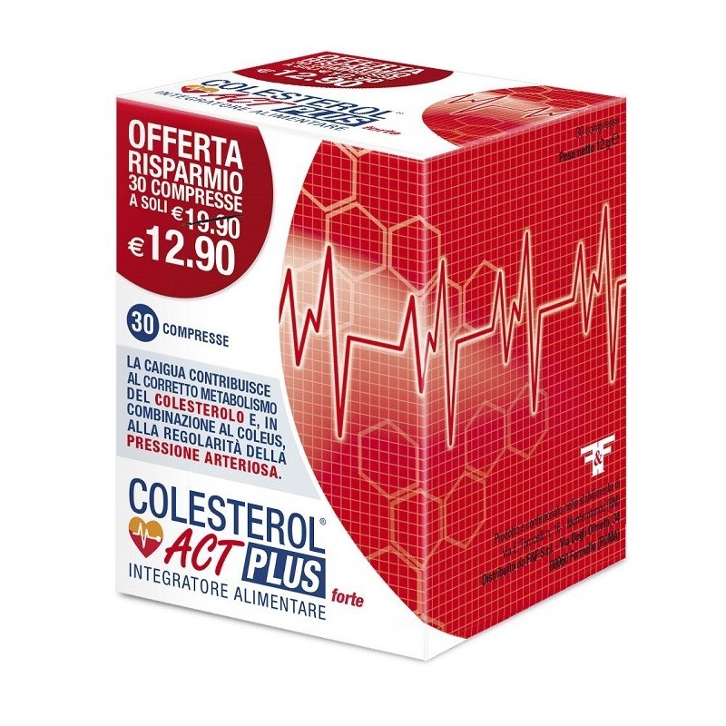 F&f Colesterol Act Plus Forte 30 Compresse