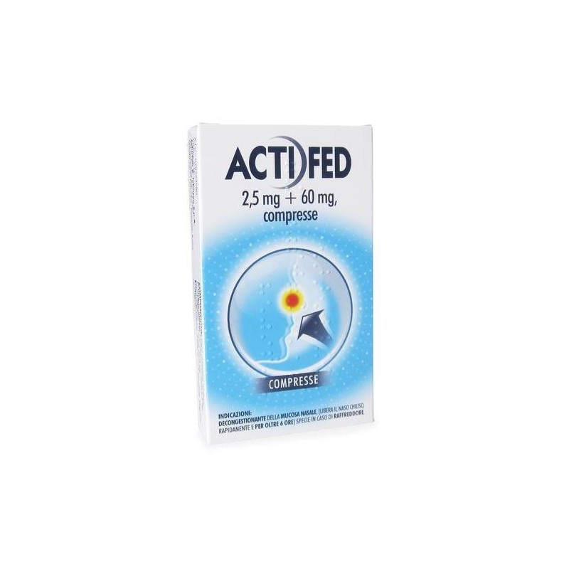 ACTIFED*12 cpr 2,5 mg + 60 mg