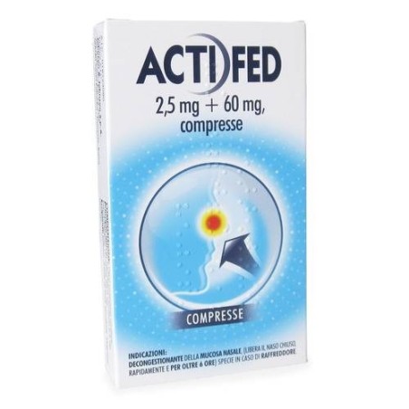 ACTIFED*12 cpr 2,5 mg + 60 mg