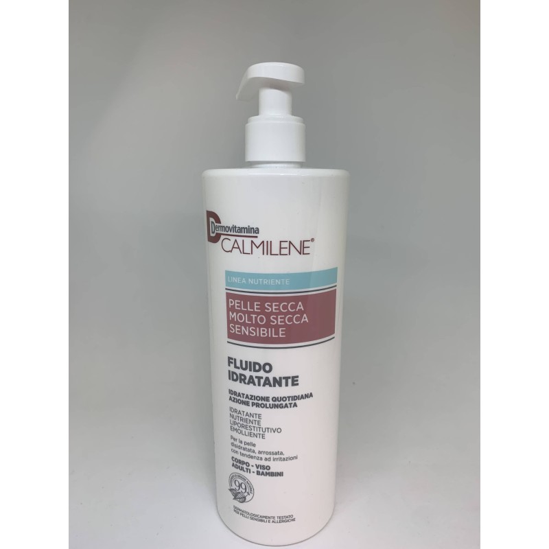 Pasquali Dermovitamina Calmilene Fluido Idratante Per Pelle Secca, Molto Secca E Sensibile 250 Ml