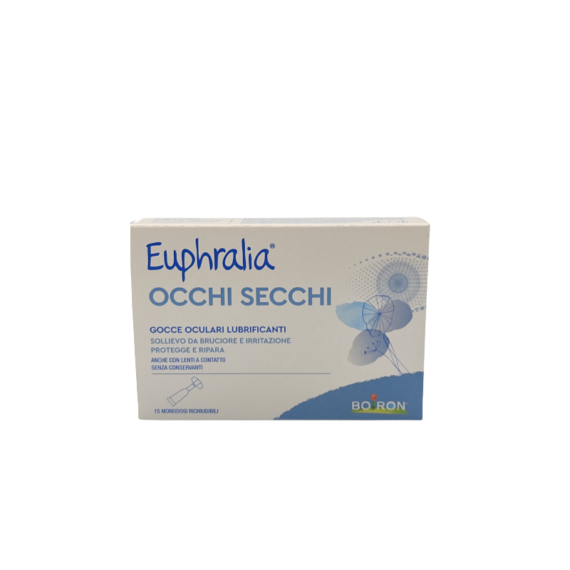 Boiron Gocce Oculari Lubrificanti Euphralia Occhi Secchi 15 Monodose Richiudibili X 0,5 Ml