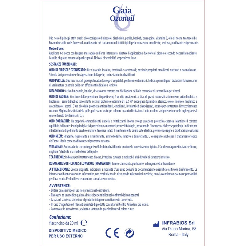 Infrabios Gaia Ozonoil 20 Ml