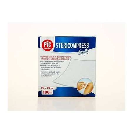 Pikdare Garza Compressa In Tessuto Non Tessuto 7,5x7,5cm 12 Pezzi