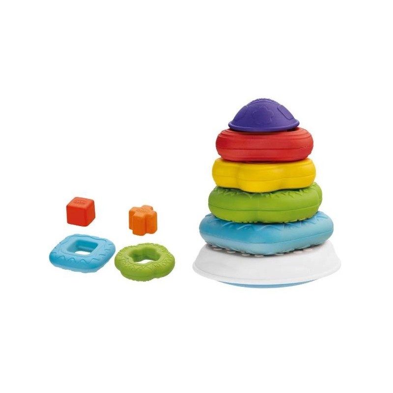 Chicco Gioco 2 In 1 Torre Degli Anelli