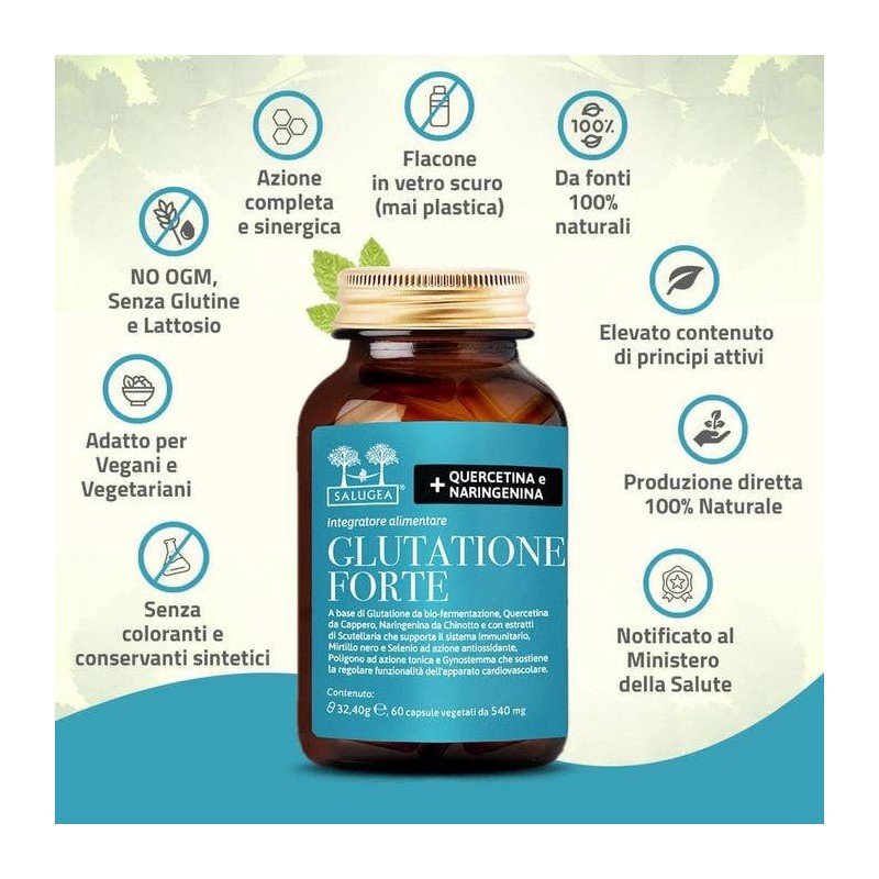 Salugea Glutatione Forte 60 Capsule