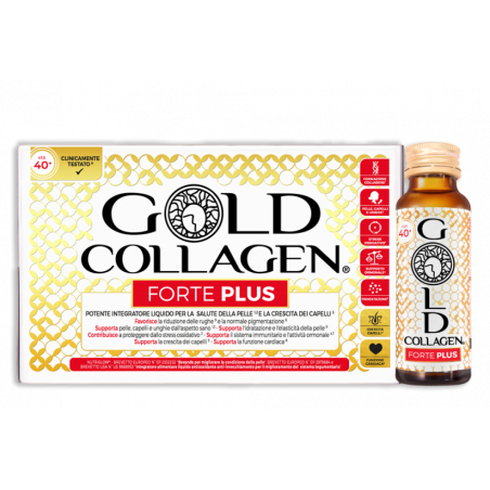 Minerva Research Labs Gold Collagen Forte Plus 10 Flaconi Da 50 Ml