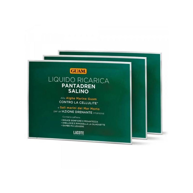 Lacote Guam Pantadren Salino Ricarica 3 Buste Da 100 Ml