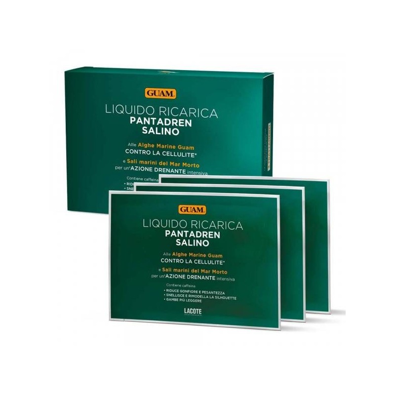 Lacote Guam Pantadren Salino Ricarica 3 Buste Da 100 Ml