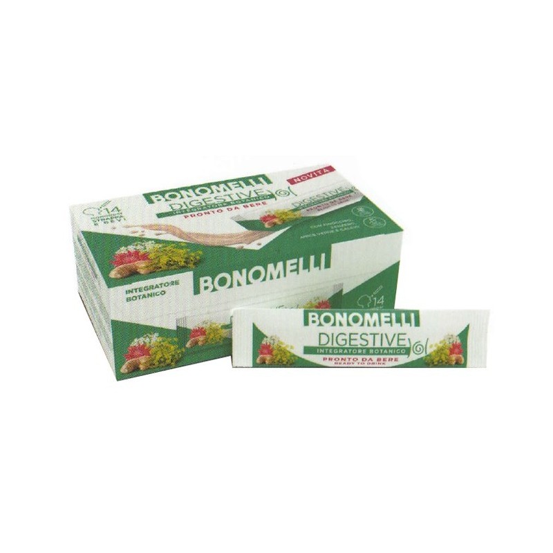 Bonomelli Integratore Botanico Digestive 14 Sticks