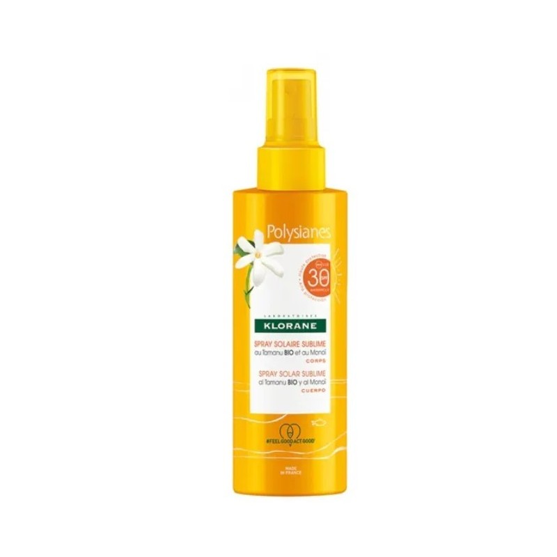 Klorane Spray Solare Sublime Spf 30 Corpo 200ml