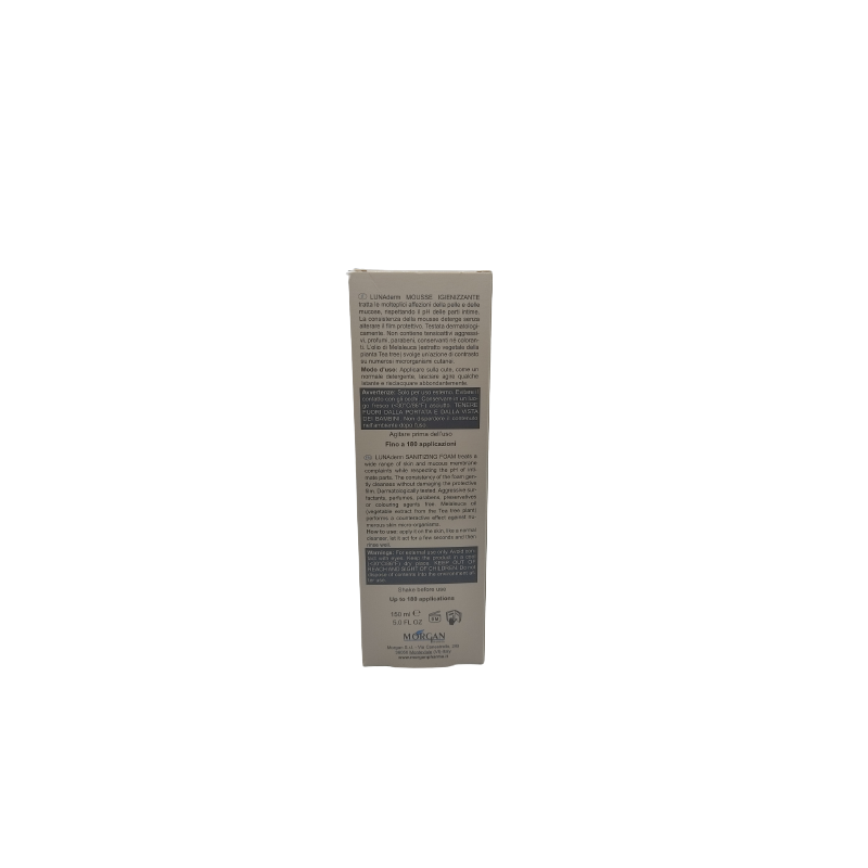 Morgan Lunaderm Mousse Igienizzante Detergente Intimo Pelli Irritate Ed Alterate 150 Ml