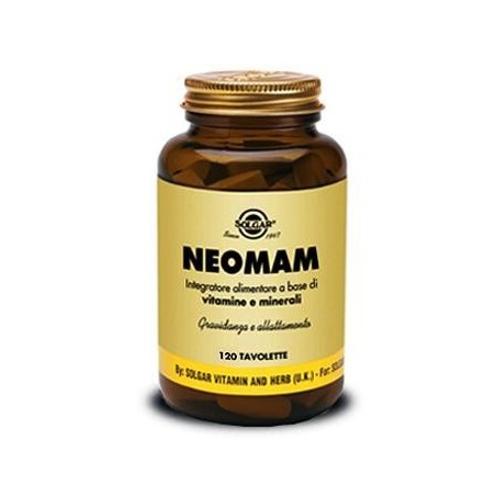 Solgar It. Multinutrient Neomam 120 Tavolette