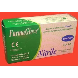 Farmacare Guanto In Nitrile Misura Grande 100pz