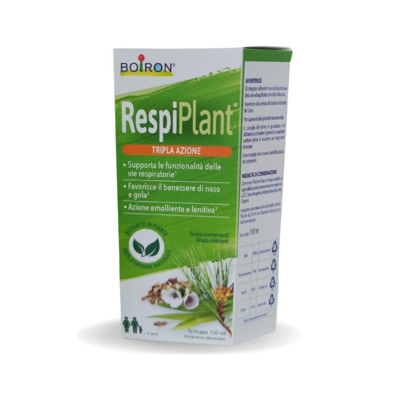 Boiron Respiplant Sciroppo 150 Ml