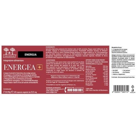 Salugea Energea+ 60 Capsule