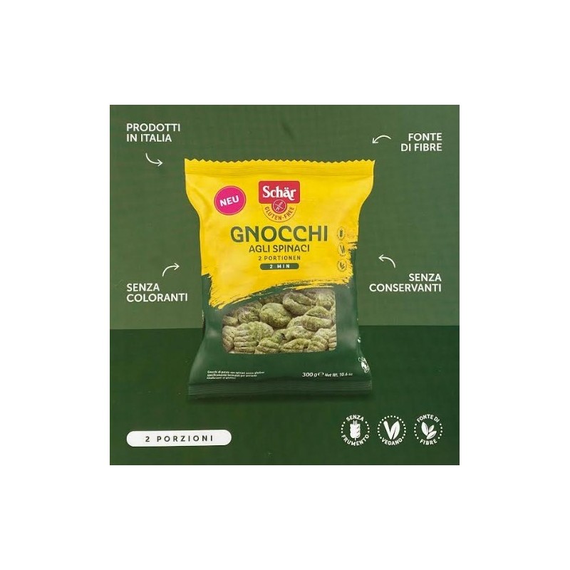 Dr. Schar Schar Gnocchi Di Patate Agli Spinaci 300 G