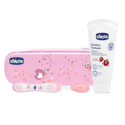 Chicco Set Dentale Azzurro Con Fluoro