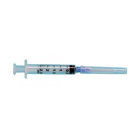 Pikdare Siringa Pic Monouso Sterile Con Ago Montato Gauge23 Capacita' 2,5ml 1 Pezzo