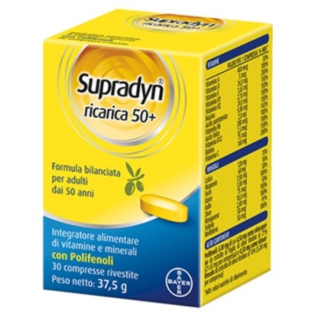 Bayer Supradyn Ricarica 50+ 90 Compresse Rivestite