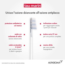 Alfasigma Taumarin Spazzolino Professional White Con Antibatterico