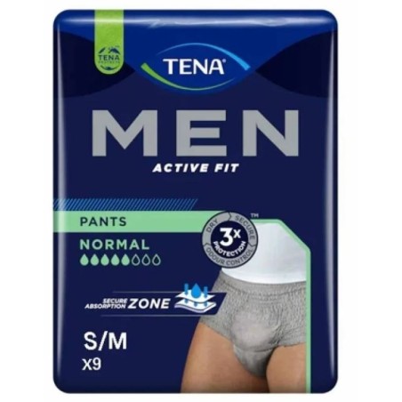 Essity Italy Tena Men Pants Active Fit Grev S/m