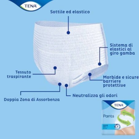 Essity Italy Pannolone Per Incontinenza Tena Pants Plus Small 14 Pezzi