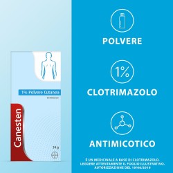 Bayer Canesten 1% Polvere Cutanea Clotrimazolo