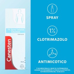 Bayer Canesten 1% Spray Cutaneo, Soluzione Clotrimazolo