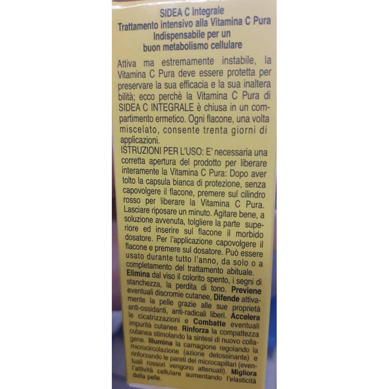 Omeosidea Sidea C Integrale Vitamina C 10 Ml