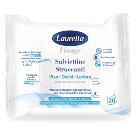S. I. L. C. Laurella Visage Salviettina Struccante 20 Pezzi