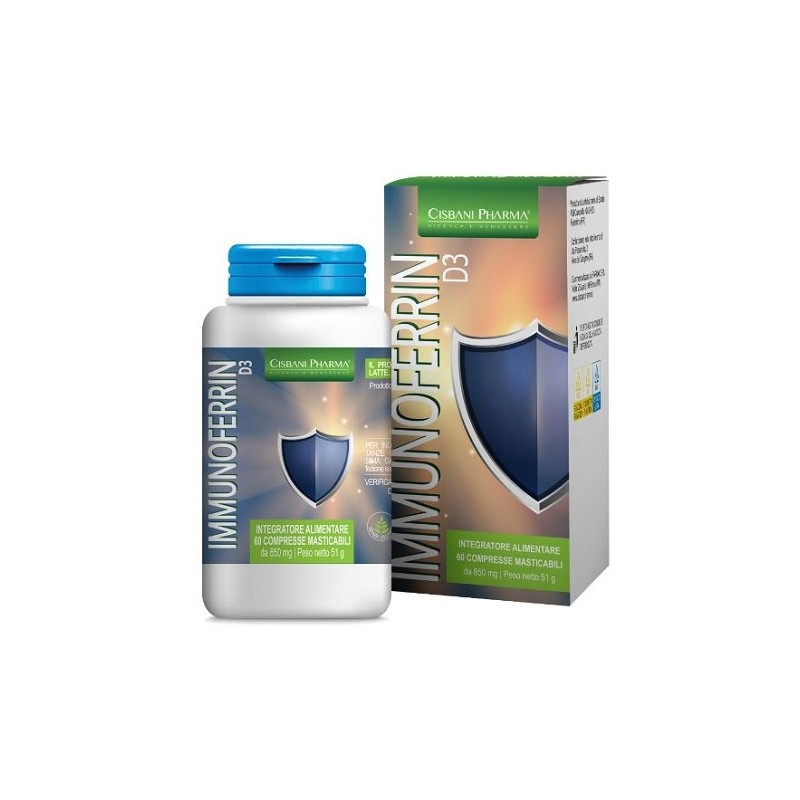 Farmac Immunoferrin D3 60 Compresse Orosolubili