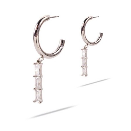 Mast Industria Italiana Mj Post 309 Cerchietto Con Pendente Tris Di Zirconi