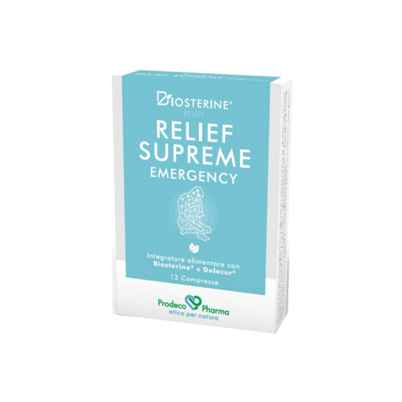 Prodeco Pharma Biosterine Relief Supreme Emergency 12 Compresse