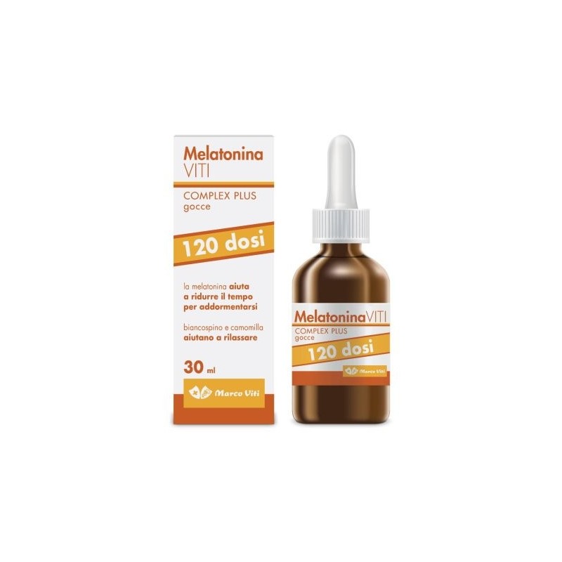 Marco Viti Farmaceutici Melatonina Viti Complex Plus Gocce 30 Ml