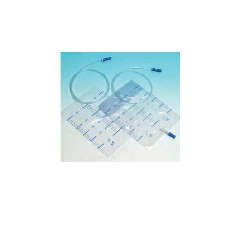 Farmac-zabban Sacca Raccolta Urina Da Letto In Pvc Non Sterile Volume 2 Litri Tubo Lunghezza 90 Cm Con Scarico E Valvola Antiref