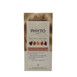 Phyto Color Kit 10 Biondo Chiarissimo Extra 1 Latte 50 Ml + 1 Crema 50 Ml + 1 Maschera 12 Ml