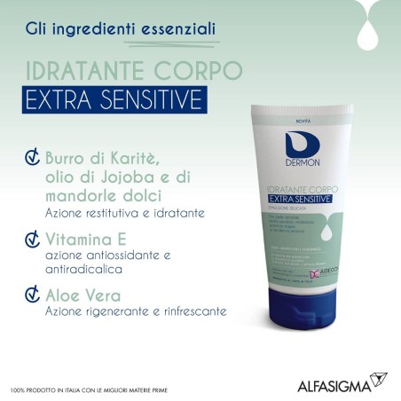 Alfasigma Dermon Idratante Corpo Extra Sensitive Emulsione Corpo 200 Ml